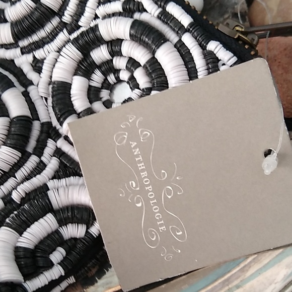 Anthropology BLK,WHI clutch - Picture 2 of 4